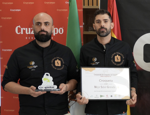 Cristian Puebla y Dani Nieto _Garden Plaza_, Croqueta con Más Sabor Granada del Campeonato